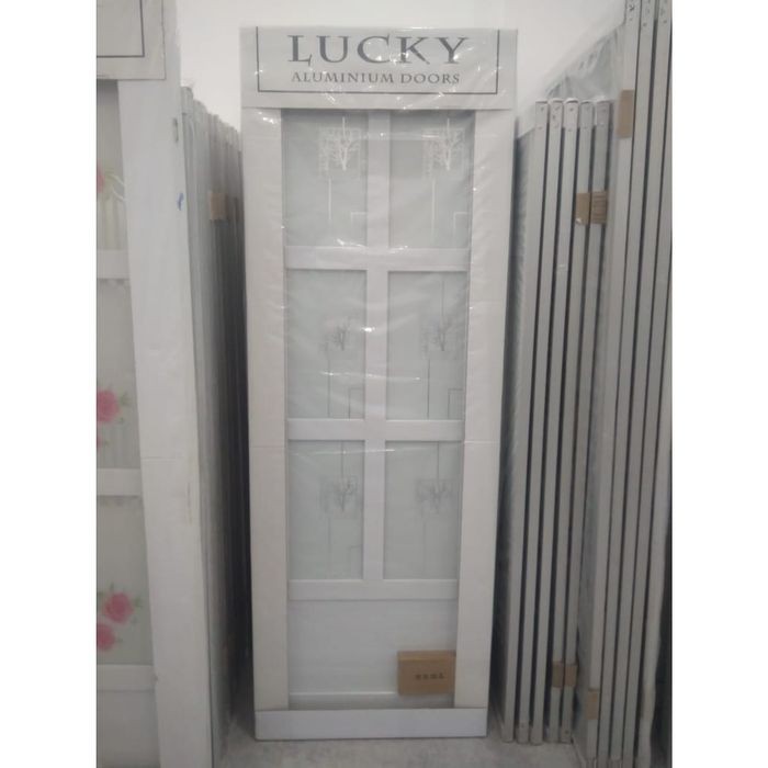 PINTU KAMAR MANDI ALUMINIUM PUTIH COLONIAL COLLECTION STD 70X200