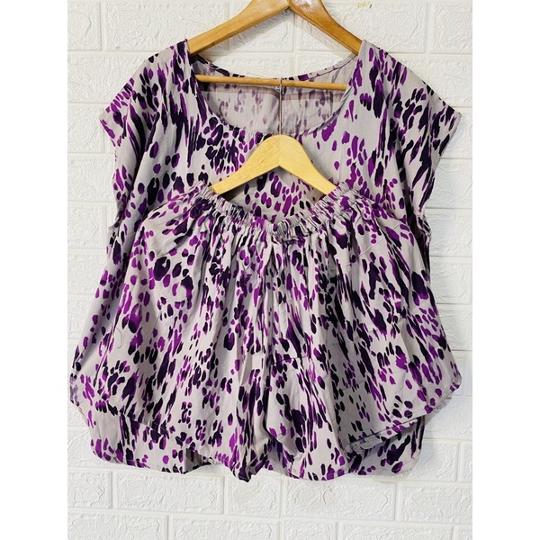 SETELAN  PENDEK XXL LD 130CM MOTIF KOPI / POLKADOT