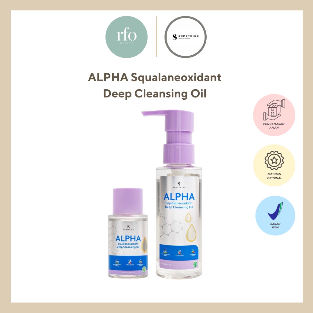 Somethinc Alpha Squalaneoxidant Deep Cleansing Oil