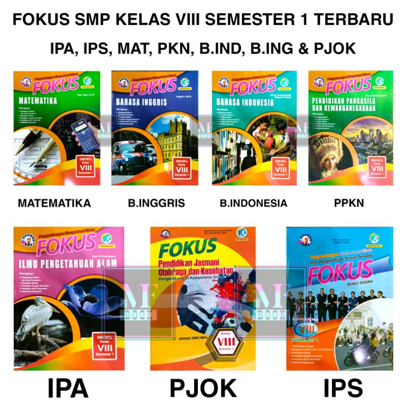 BUKU FOKUS SMP KELAS 8 SEMESTER 1 EDISI REVISI TERBARU