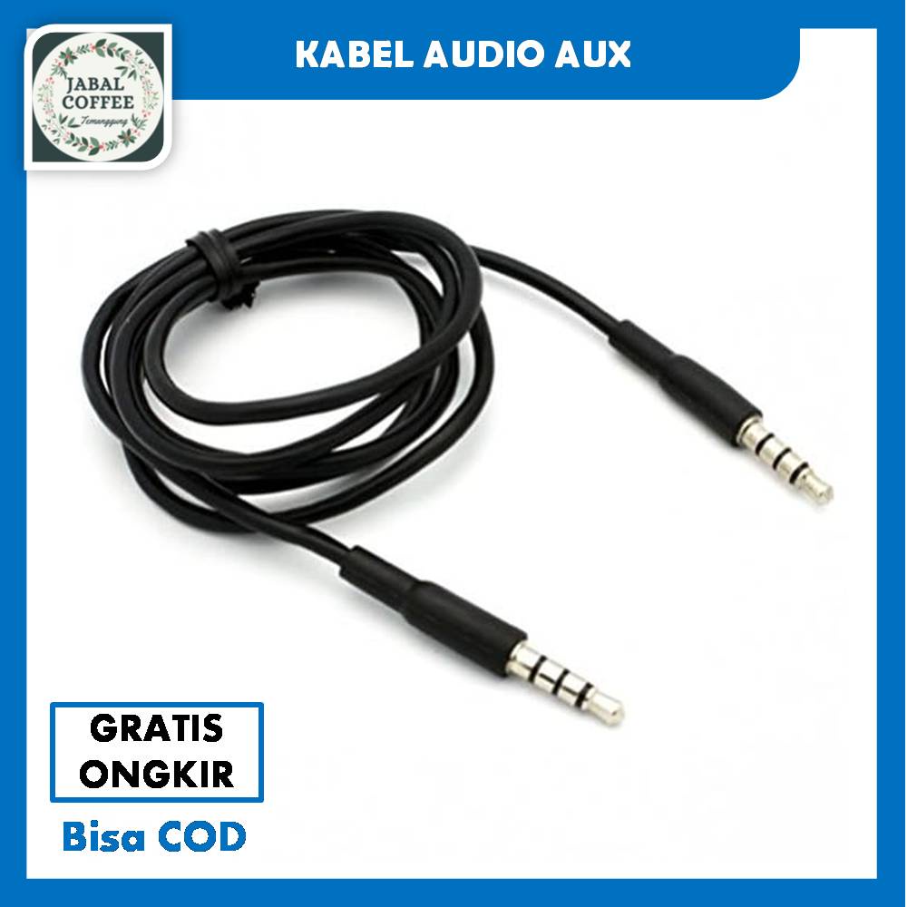 Kabel Audio Aux Jack 3.5 Mm Panjang 100 Cm / Kabel Aux Audio Jack 1 In 1 Untuk Handphone J114