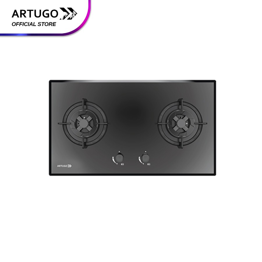 Artugo Built In Glass Gas Hob/Kompor Tanam Gas AH 273 CB Panjang 78 cm