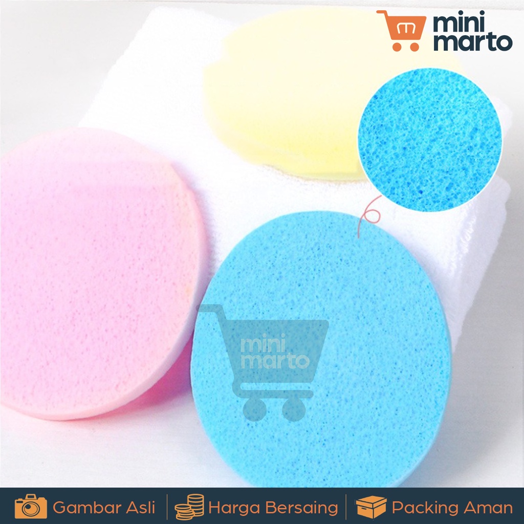 Facial Sponge Stick Spons Stik Facial Pembersih Wajah Spons Kentang Spons Batang - Minimarto