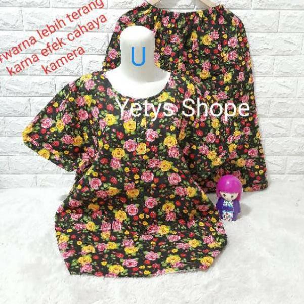 Hoki JUMBO LD 120 C3/4 Baju Tidur Piyama Fit XXL