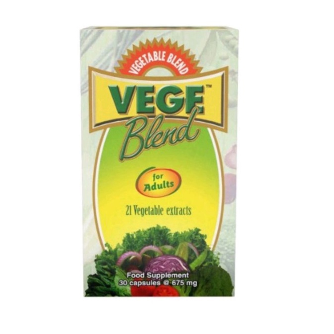 VEGEBLEND FOR ADULT /DEWASA untuk 13 tahun keatas (Kemasan: 30 Kapsul)