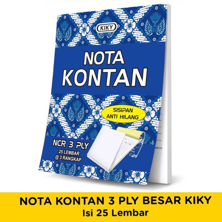 

ATK-POINT | KIKY Nota kontan besar 3ply /2ply 25 lembar