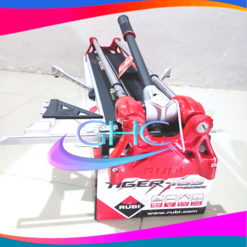 RUBI TIGER 185 Magnet Original Alat Potong Keramik Granit Manual 85 Cm Rubi