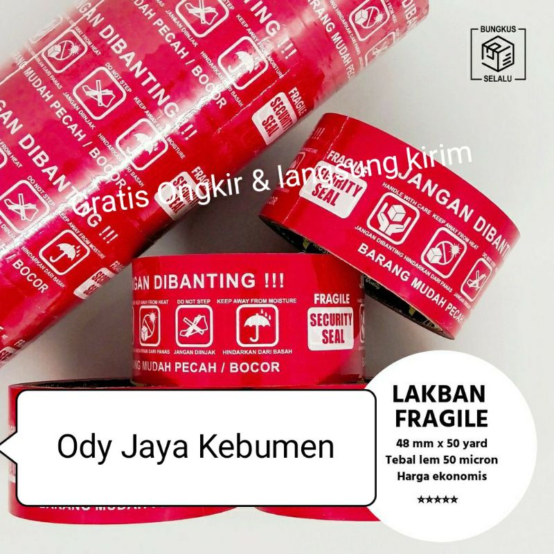 

LAKBAN FRAGILE MERAH JANGAN DI BANTING 50 yard dan 80 yard