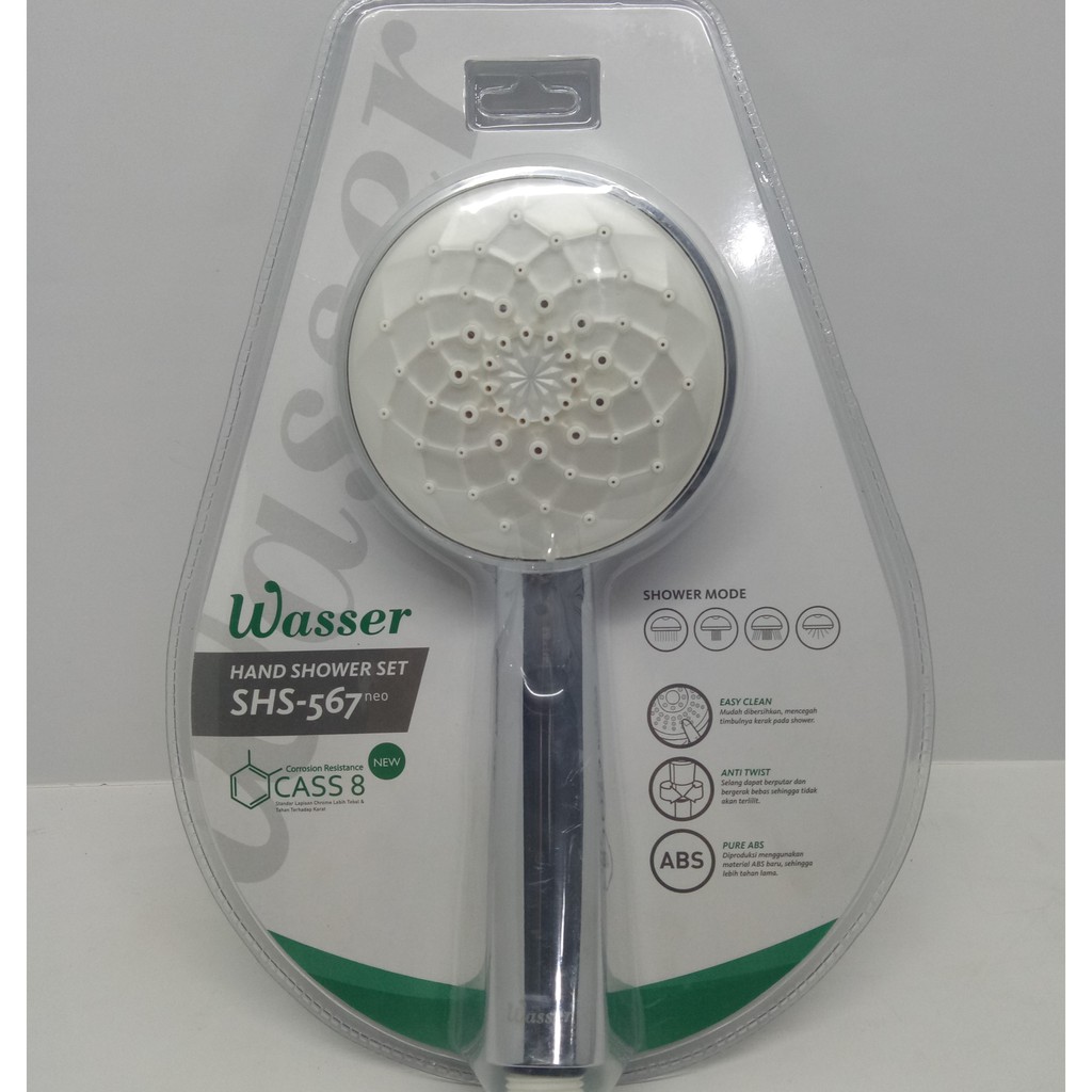 HAND SHOWER WASSER SHS-567 Neo +SELANG SHOWER 1.50 Mtr