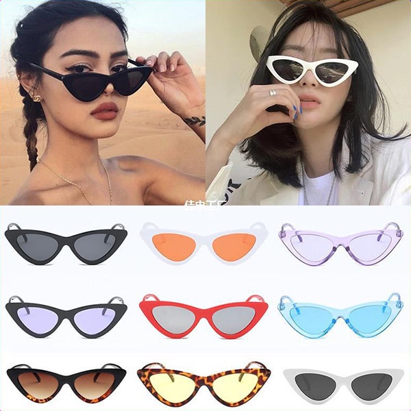 Kacamata Fashion Bentuk Segitiga Mata Kucing / Kacamata Wanita Pria Import / TV-23