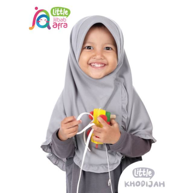 Jilbab anak - Jilbab Arfa (Used to be Afra) - Little Khodijah Usia 6th keatas - Cuci Gudang