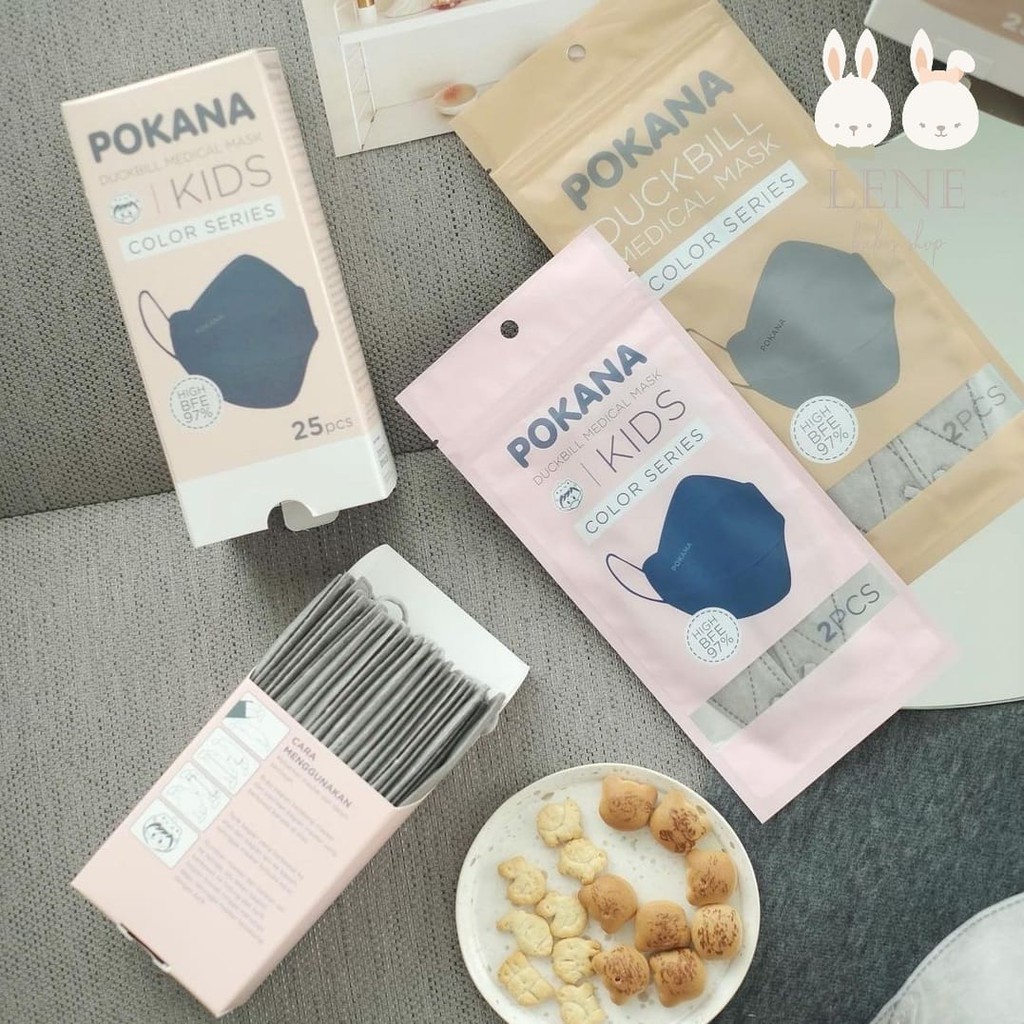 Pokana Duckbill Medical Mask Adult / Kids per Box isi 25 pcs