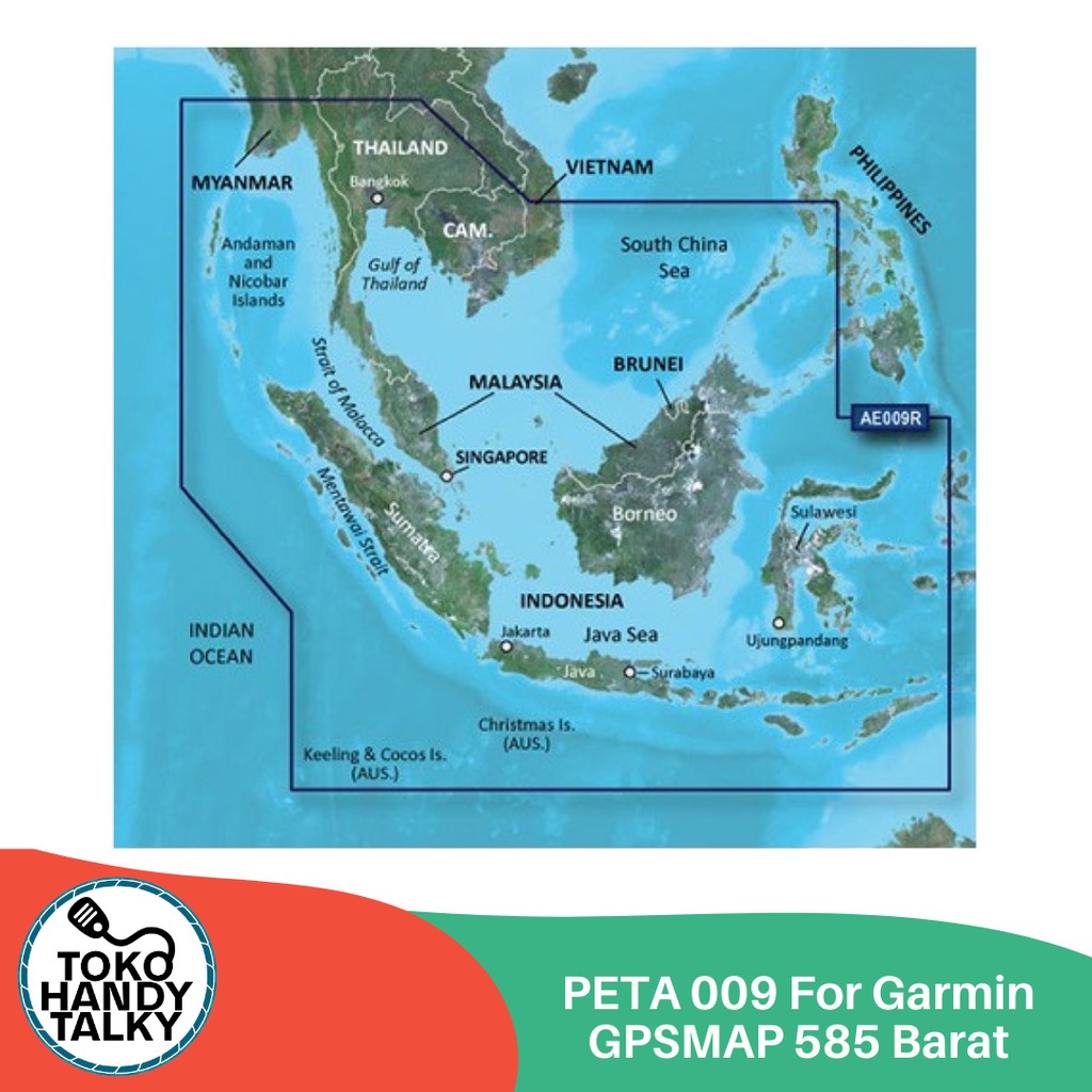 PETA 009 FOR GARMIN GPSMAP 585 BARAT