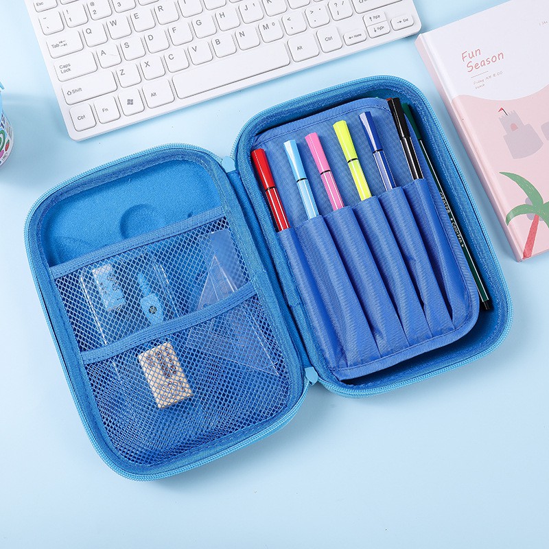 Tempat pensil unicorn kotak pensil pensil case hardtop 3D unicorn lucu