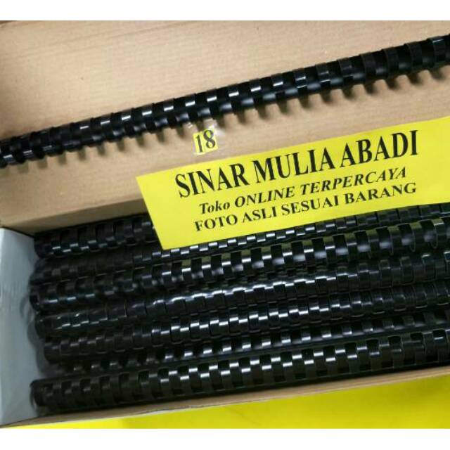 

Spiral Jilid Plastik 18 mm Folio 23 / Ring Plastic