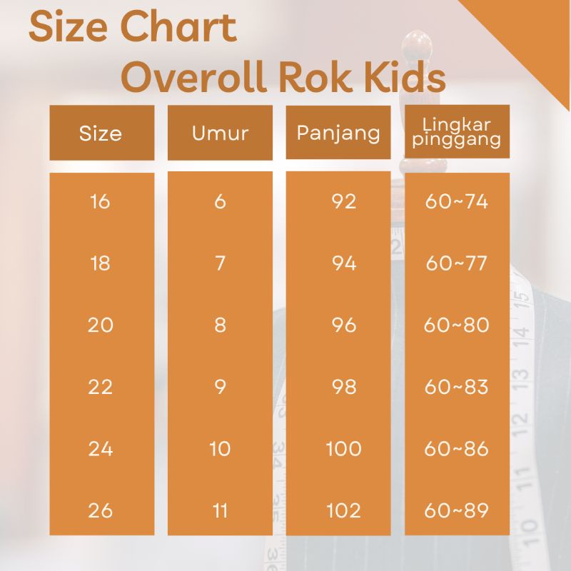 Sola - Overoll Rok Anak Rok jeans anak Warna Navy usia 6-11 tahun kode 8980