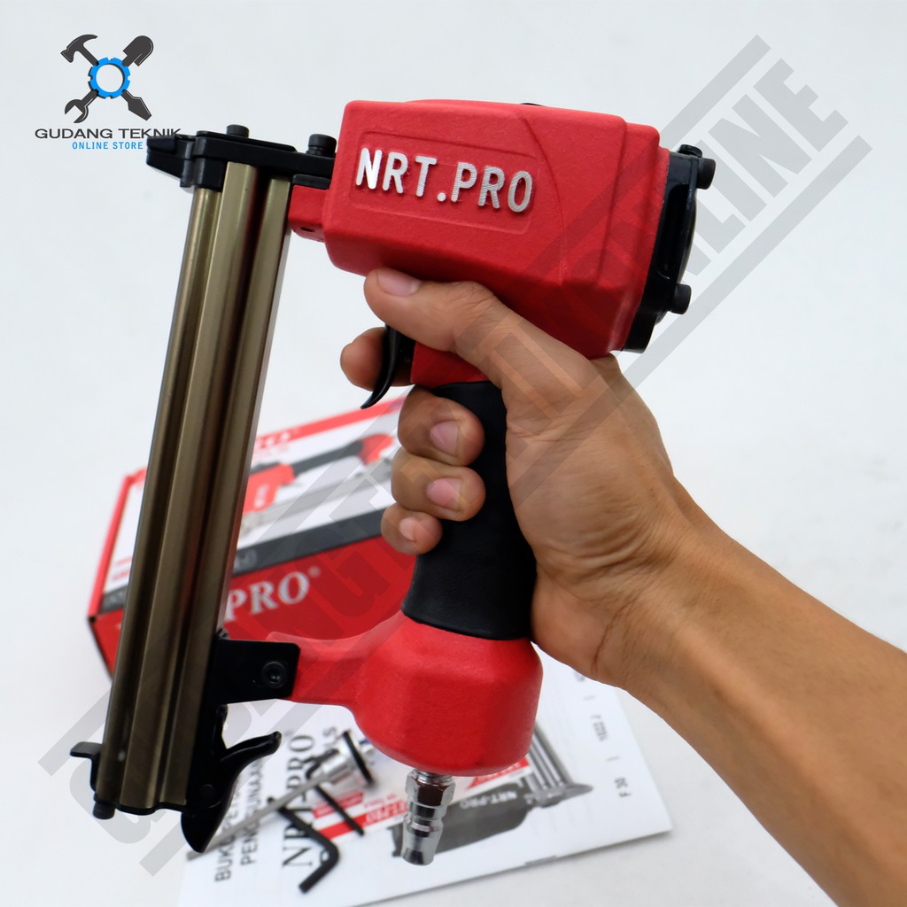 Mesin Steples NRT 422J Tipe U - Air Nailer NRT PRO NRT422J Paku Tembak Angin