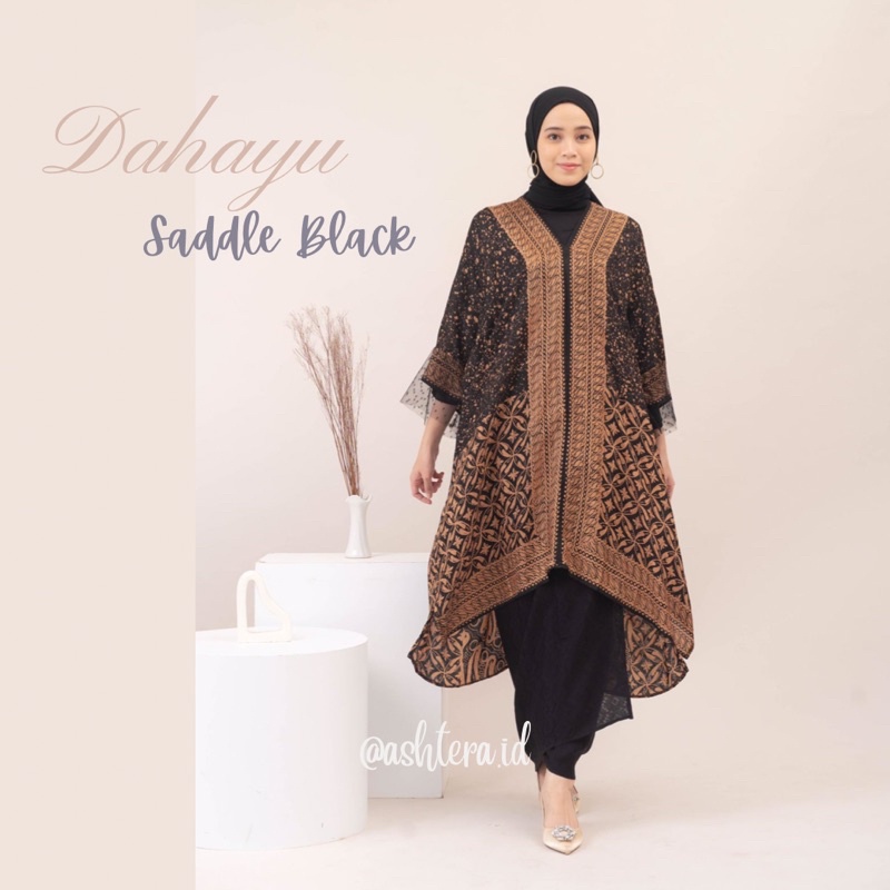 HANDMADE BATIK CAP TANGAN READY STOCK  VISCOSE Dahayu Kaftan Set Batik