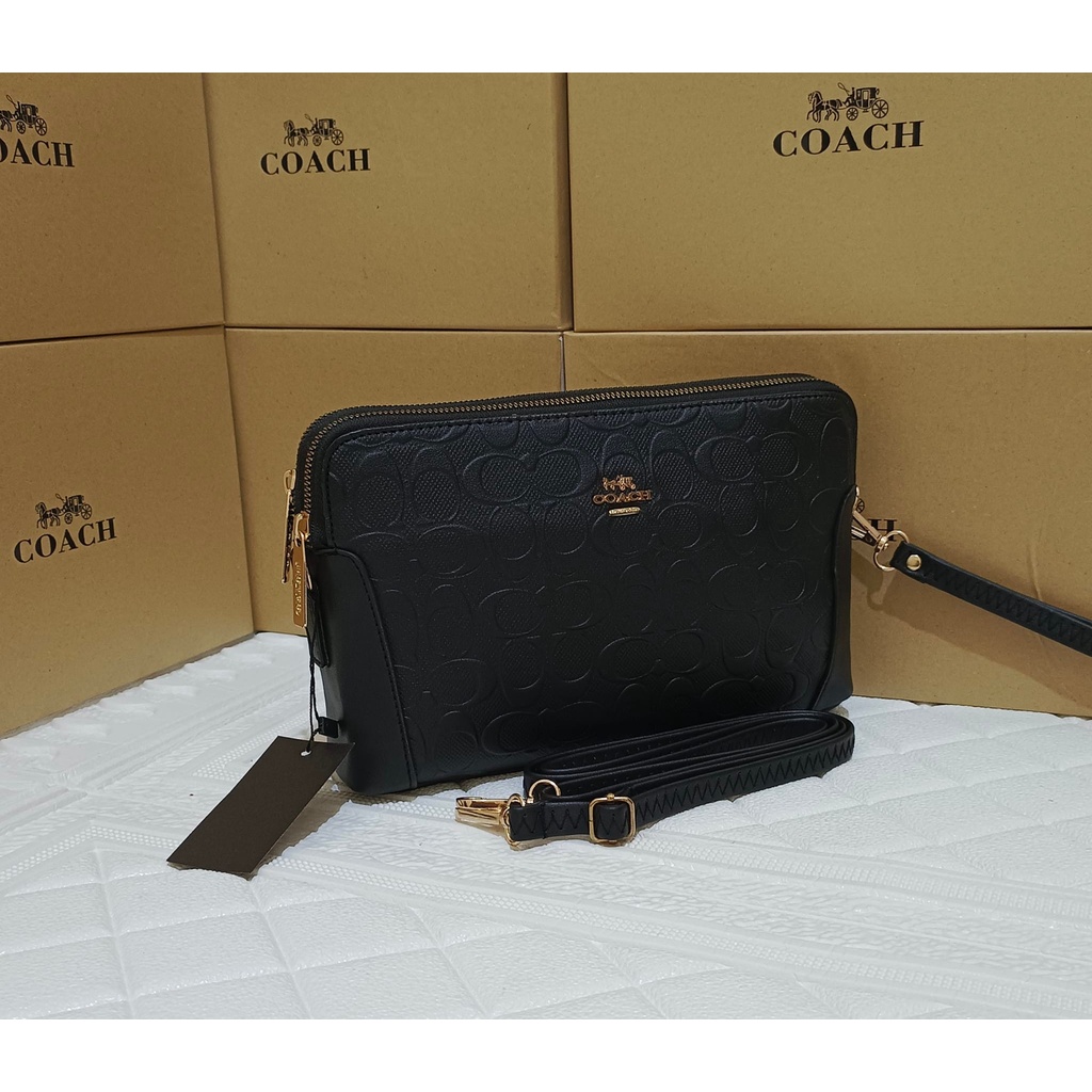 CLUTCH WANITA COACH FREE BOX