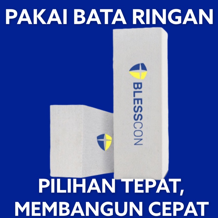 BATA RINGAN BLESSCON HEBEL AAC UK. 7,5CM *JAWA TIMUR*