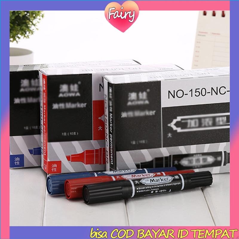 

Spidol Berminyak berkepala dua Spidol Tahan Lama Halus F