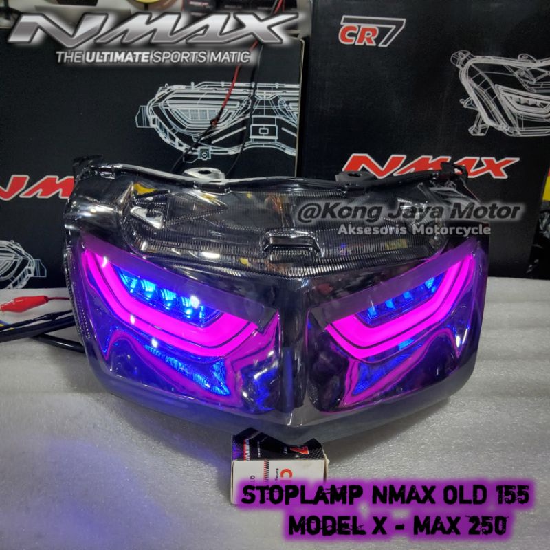 LAMPU STOPLAMP NMAX OLD SEN RUNING CR7 / LAMPU BELAKANG NMAX OLD 155
