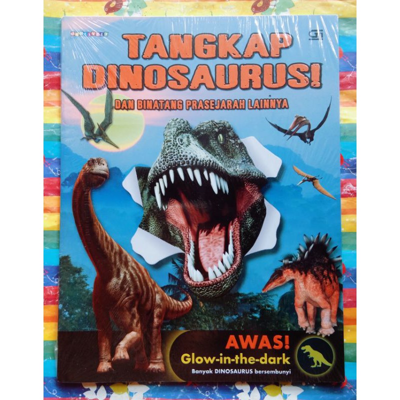 Buku Edutivity Edukasi Anak Tangkap Dinosaurus dan Binatang Prasejarah