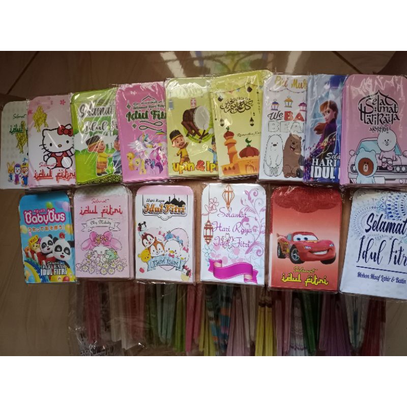

Amplop angpao uang saku lebaran ukuran kecil 5,5x9