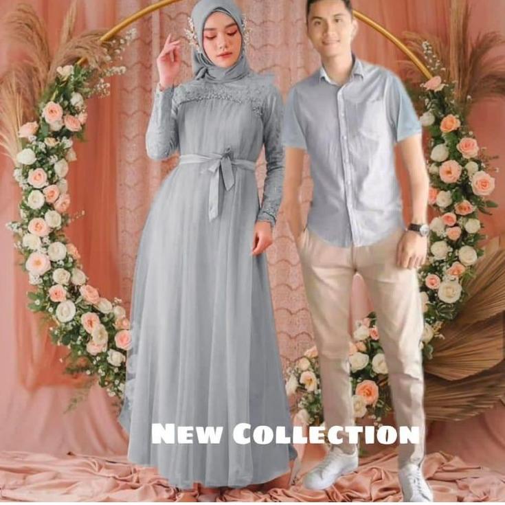 ✬ NC - Couple Mikayla/Baju Pasangan Muslim/Gamis Muslim/Couple Trendy ▲