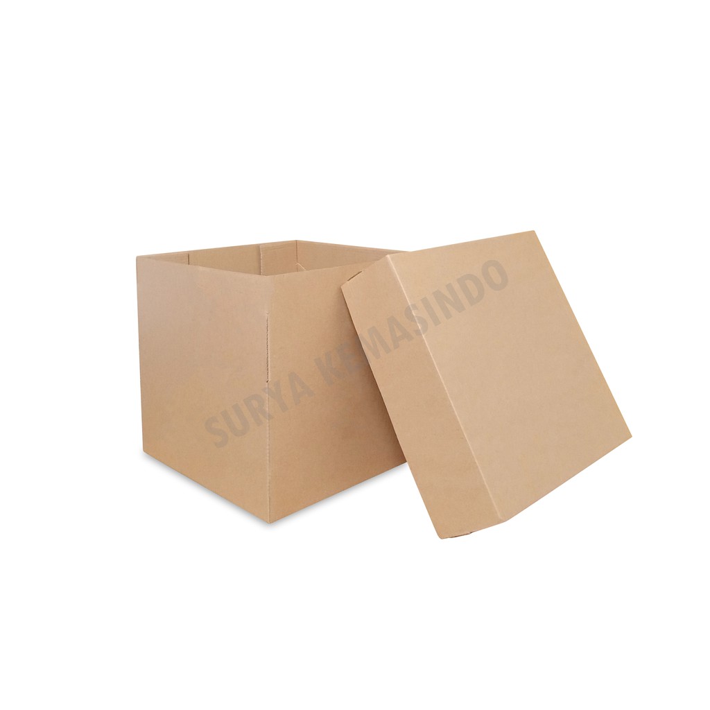 kardus Box 26x26x25 cm Homie Cake Top/Bot Tart/Puding/Kardus/Karton/Paking/kardusbox/Hampers
