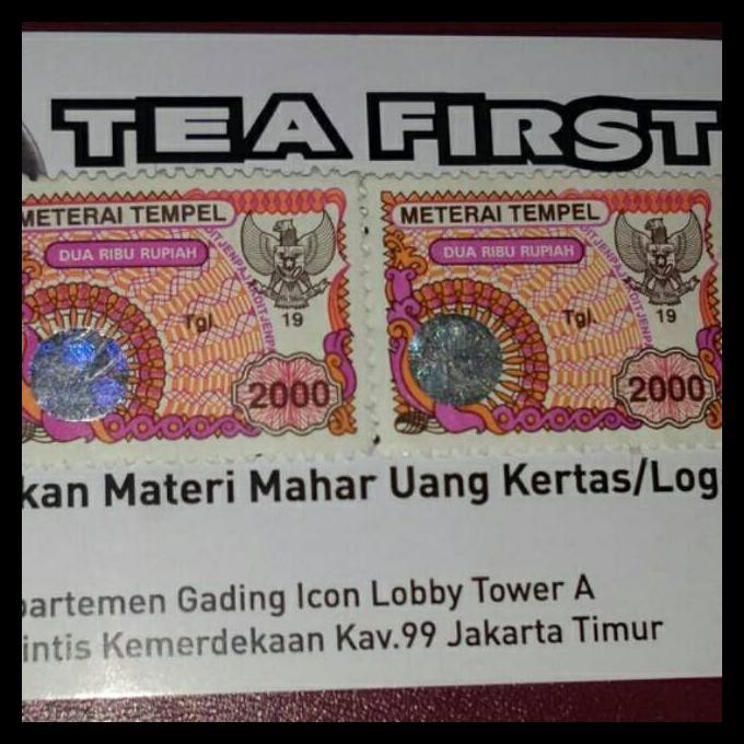 

{BISA COD} MATERAI 2000 RUPIAH TAHUN 1995-2000 ORIGINAL KOLEKSIAN LIMITED EDITION Kode 526