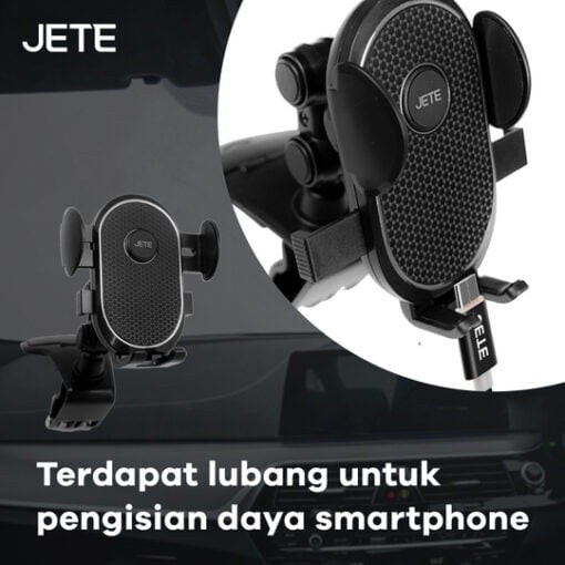 Holder HP Mobil Kaca Depan/Dashboard 360 Derajat - Universal JETE H1C