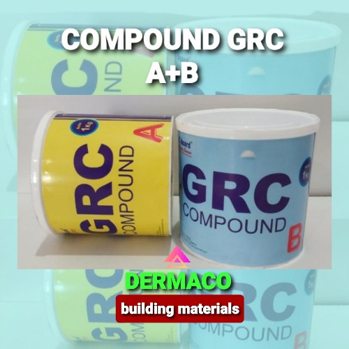 Jual COMPOUND GRC A+B / KOMPON GRC / LEM GRC A+B NETTO 2 KG | Shopee ...