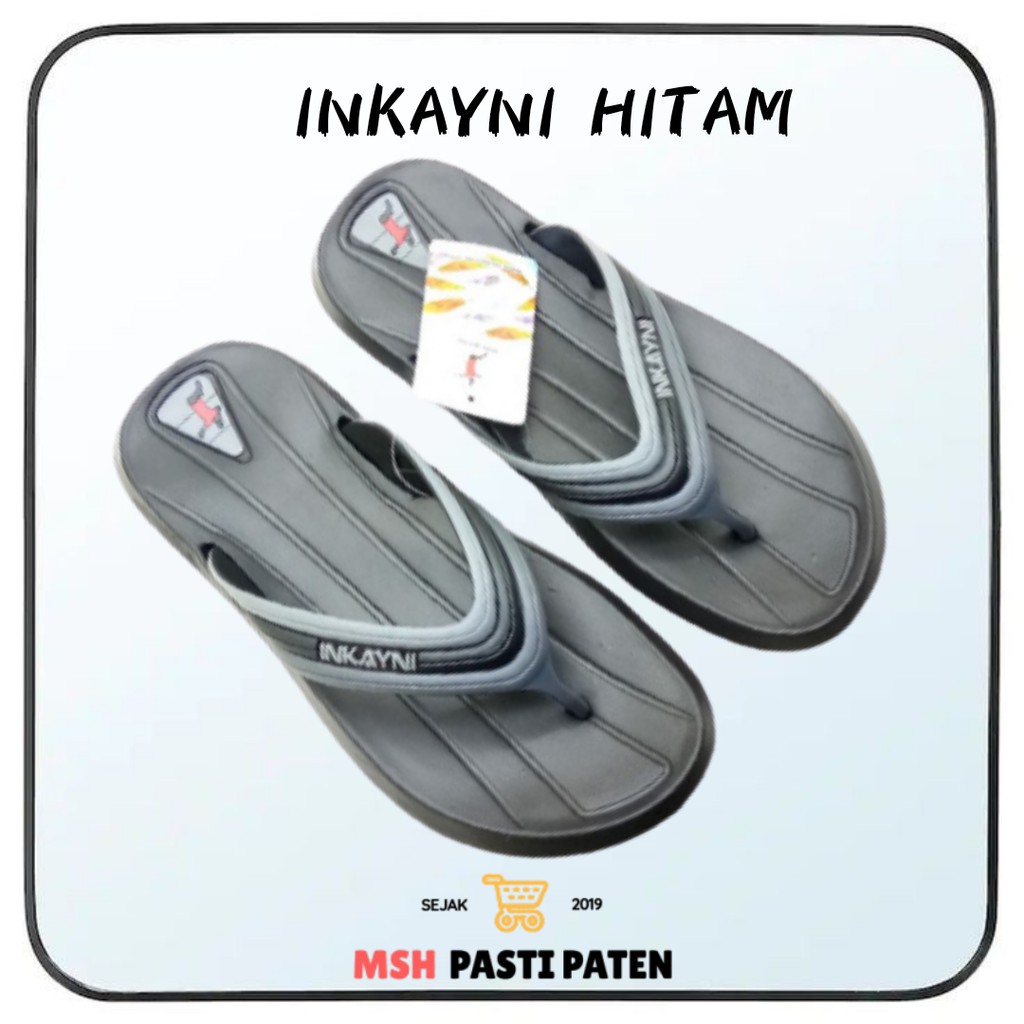 INKAYNI 6008 SIZE 35-44 Sandal jepit karet pria dewasa Sendal murah