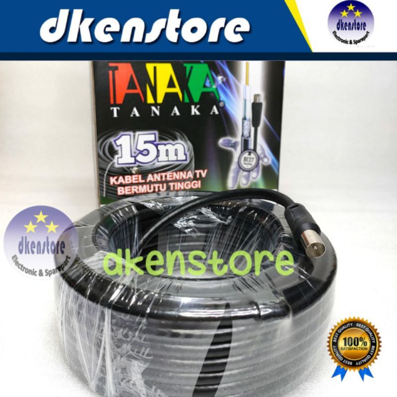 Kabel Antena TANAKA Digital 15m 15 Meter plus jek anten 5C