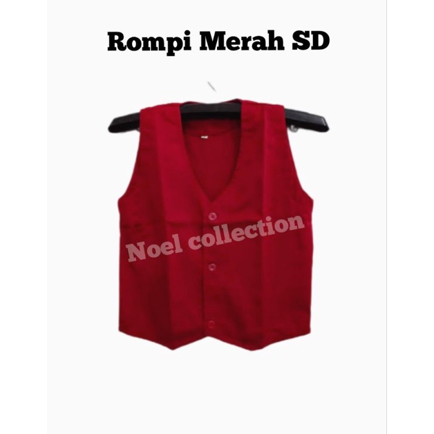 Rompi Merah Seragam Sekolah SD