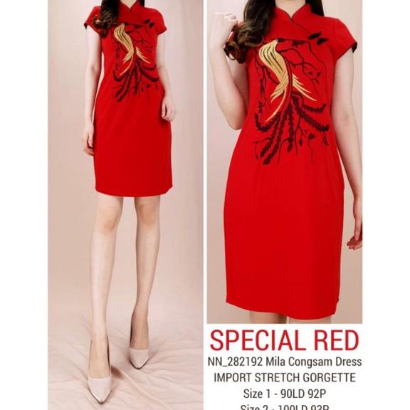 Dress Wanita Cheongsam Bordir Imlek (11 Model)