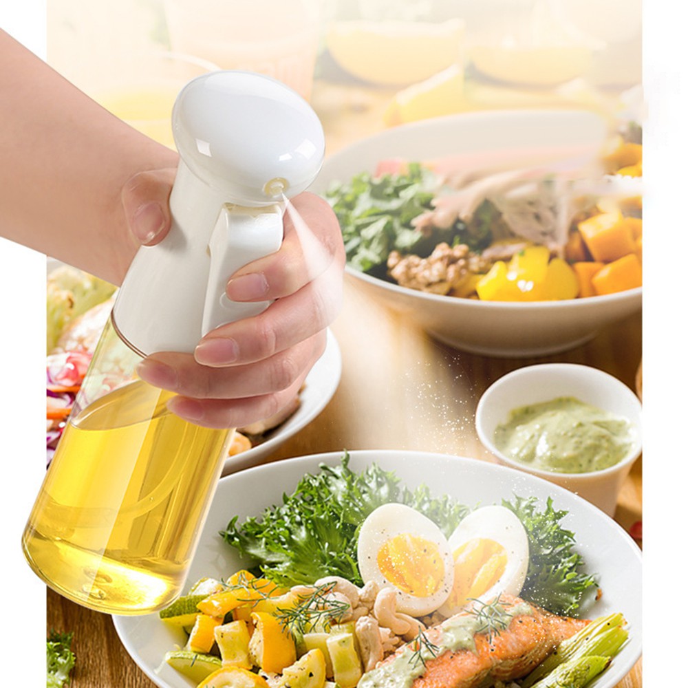 【COD Tangding】Oil Spray Bottle Plastic Kitchen Olive Oil Sprayer for BBQ Cooking