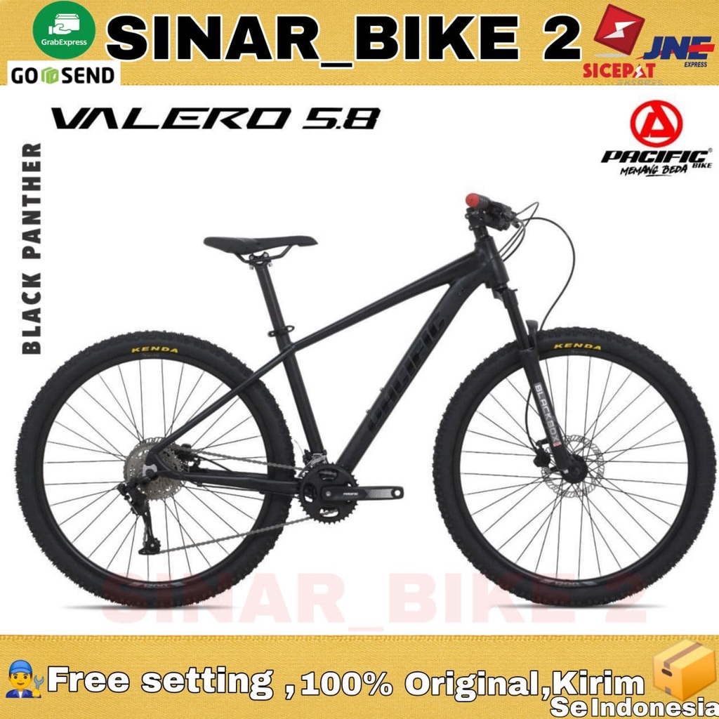 Sepeda Gunung MTB 27.5 Inc PACIFIC VALERO 5.8 Alloy 2x9 Speed Hidrolik