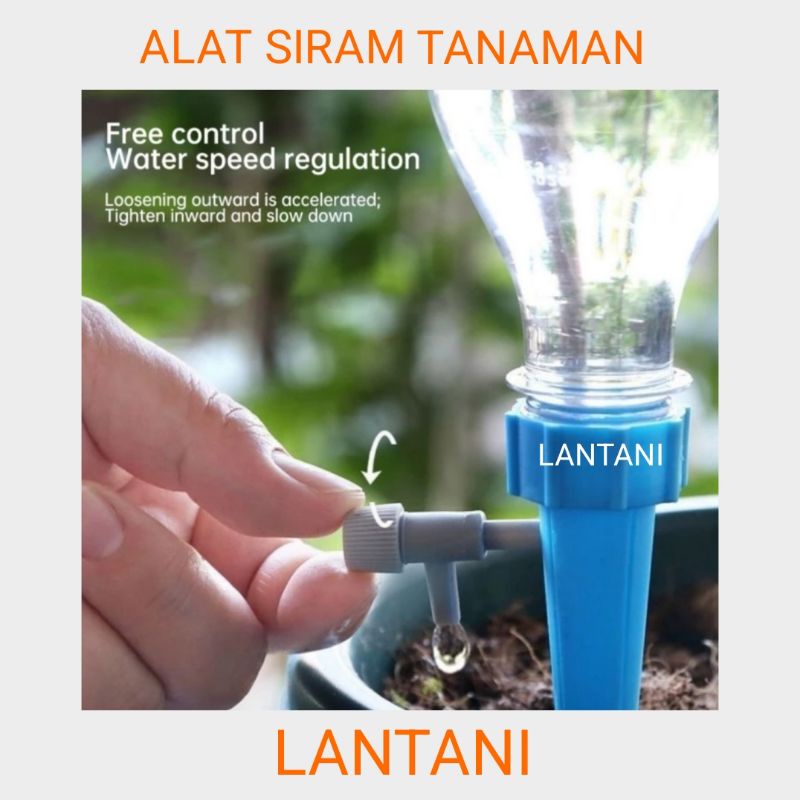 ALAT TETES TANAMAN TETES DRIP POT BUNGA ALAT SIRAM TANAMAN