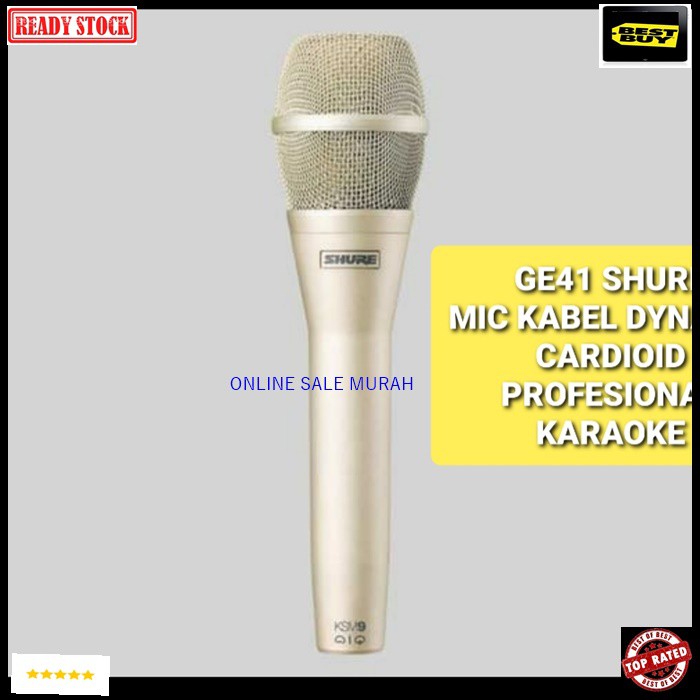 G41 Shure Mic kabel Microphone dynamic cardioid profesional karaoke vocal vocal audio sound mik pengeras suara pro profesional vokal mikrophone G41   BISA DIGUNAKAN SEGALA JENIS AUDIO SOUND  LANGSUNG NYALA TANPA PAKAI BATERAI  Bahan dari besi metal  1bh m