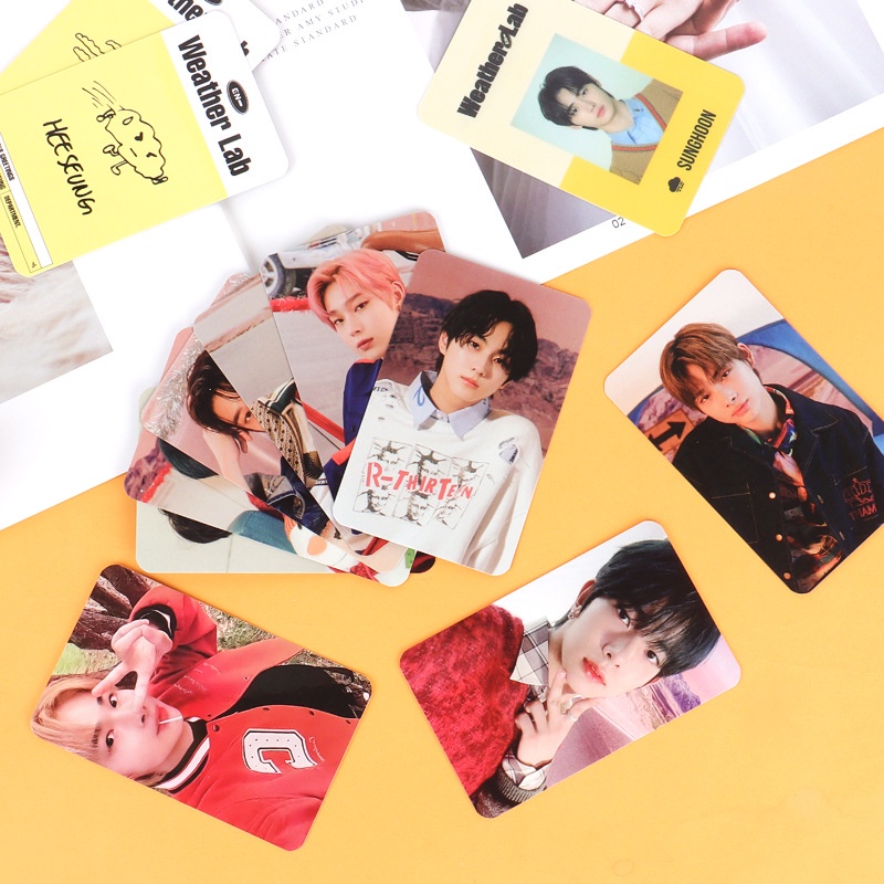 7pcs / SET Kartu Ucapan Desain Kpop ENHYPEN Member 2022 Season 's WISHES