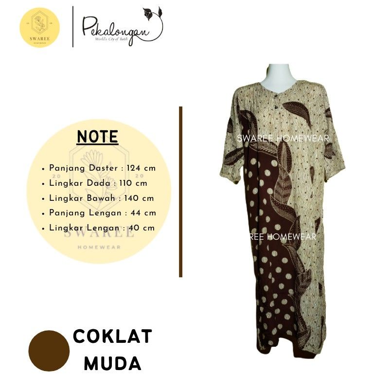 Baju Batik Wanita Daster Murah Batik Pekalongan Daster Rayon Busui Baju Wanita Dewasa Lengan Panjang