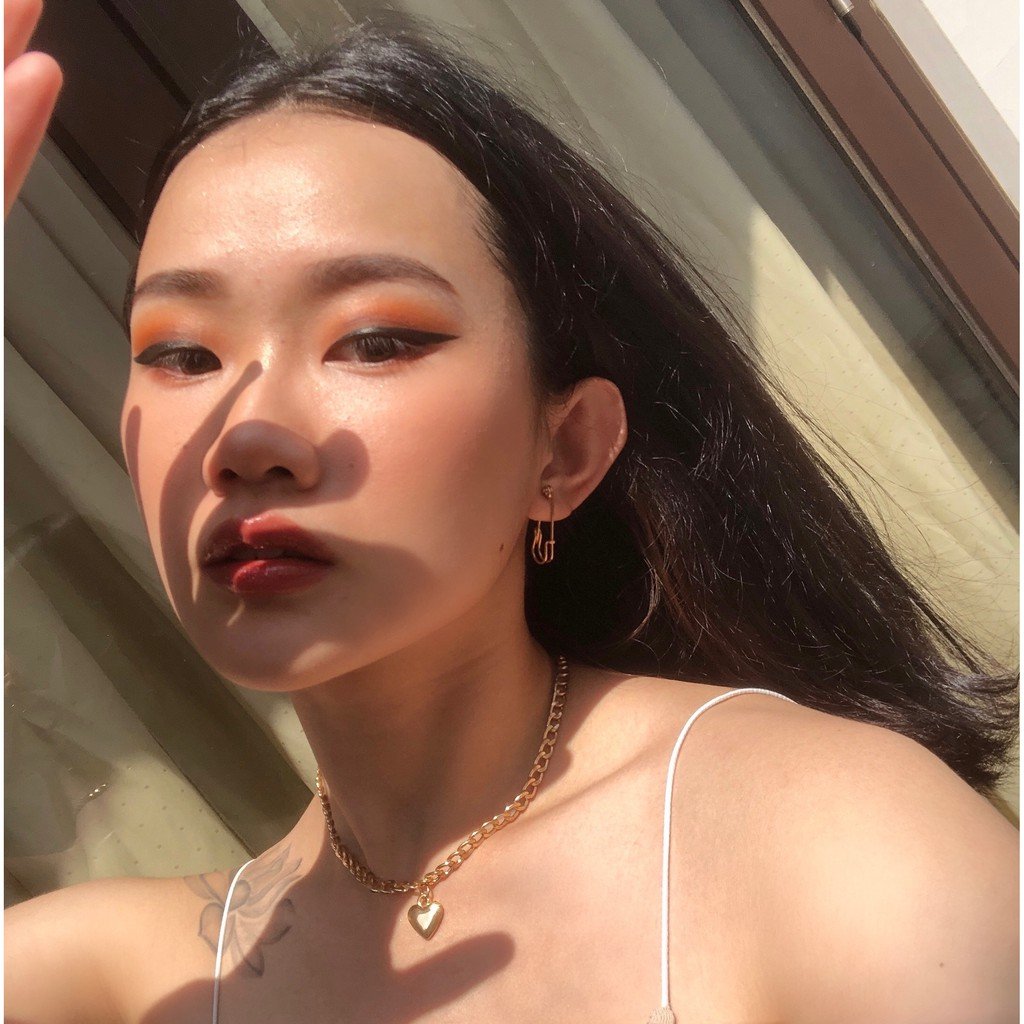 BYSTESI Safety Pin Gold Earring | Anting Wanita Peniti Emas Korean Style-8