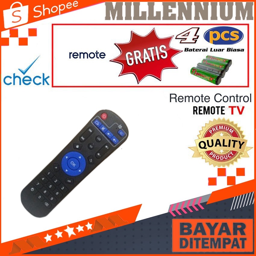 Remot Remote STB Android TV BOX Universal MeeCool BB2 / T96 Max / X96H