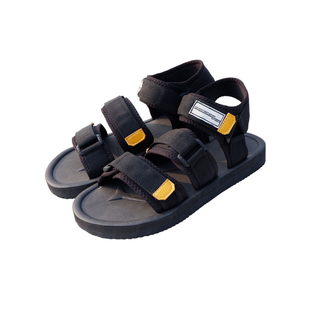 sandal kasual pria wanita volkerfootwear strap3 mest varian kuning