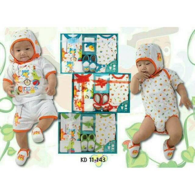 kiddy kd 11143 Baju bayi Babyset isi 2stel