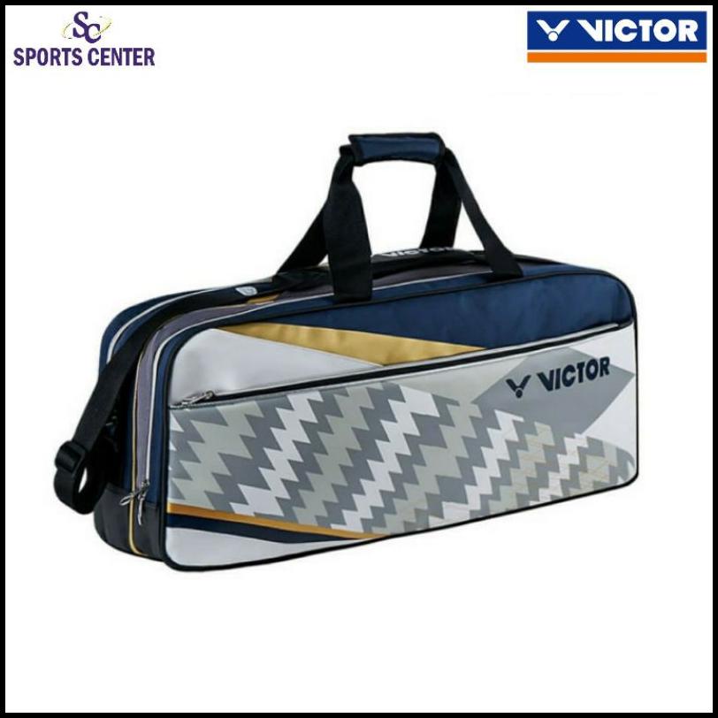 Hrg Gudang New Limited Tas Badminton Victor Br9609 / Br 9609 Ltd Ab Bright White