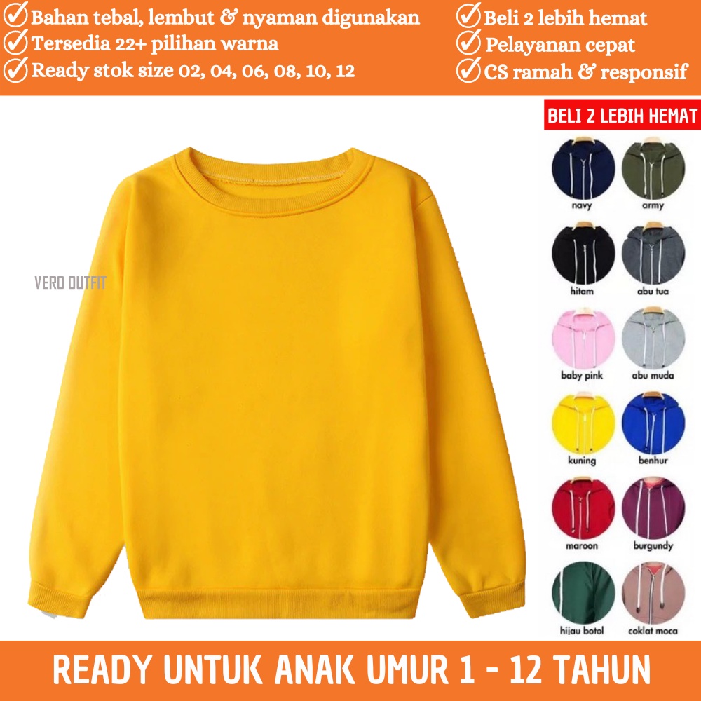 Jaket Sweater Sweter Hoody Hody Jemper Anak Laki Laki Cewe Cowok Perempuan Branded Polos Import Umur