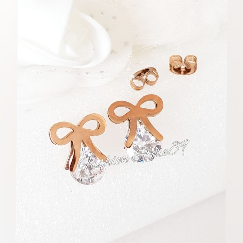 Impor Edisi Terbatas Anting Titanium Anting Tusuk Titanium Impor Perhiasan Bestqualty premium Titanium Fashion